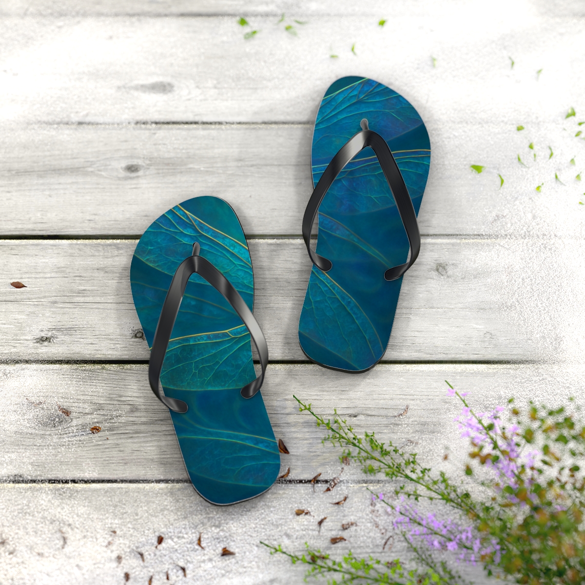 Dragonfly Whisper Flip Flops