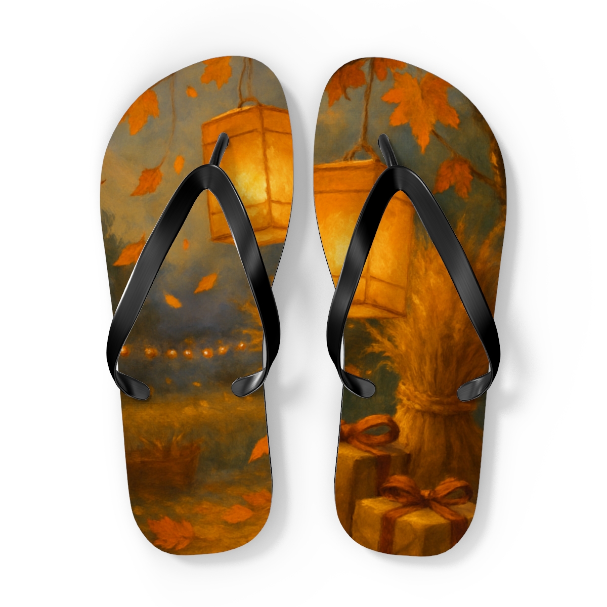 Golden Harvest Lanterns soft sole flip flops