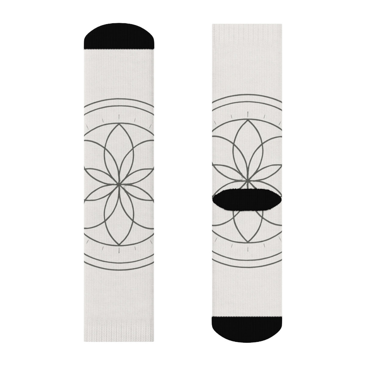 Graphite Orbit Rosette sports performance socks