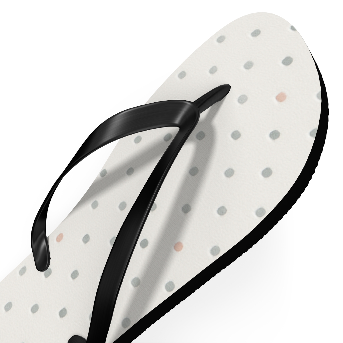 Halftone Drift Grid custom flip flops