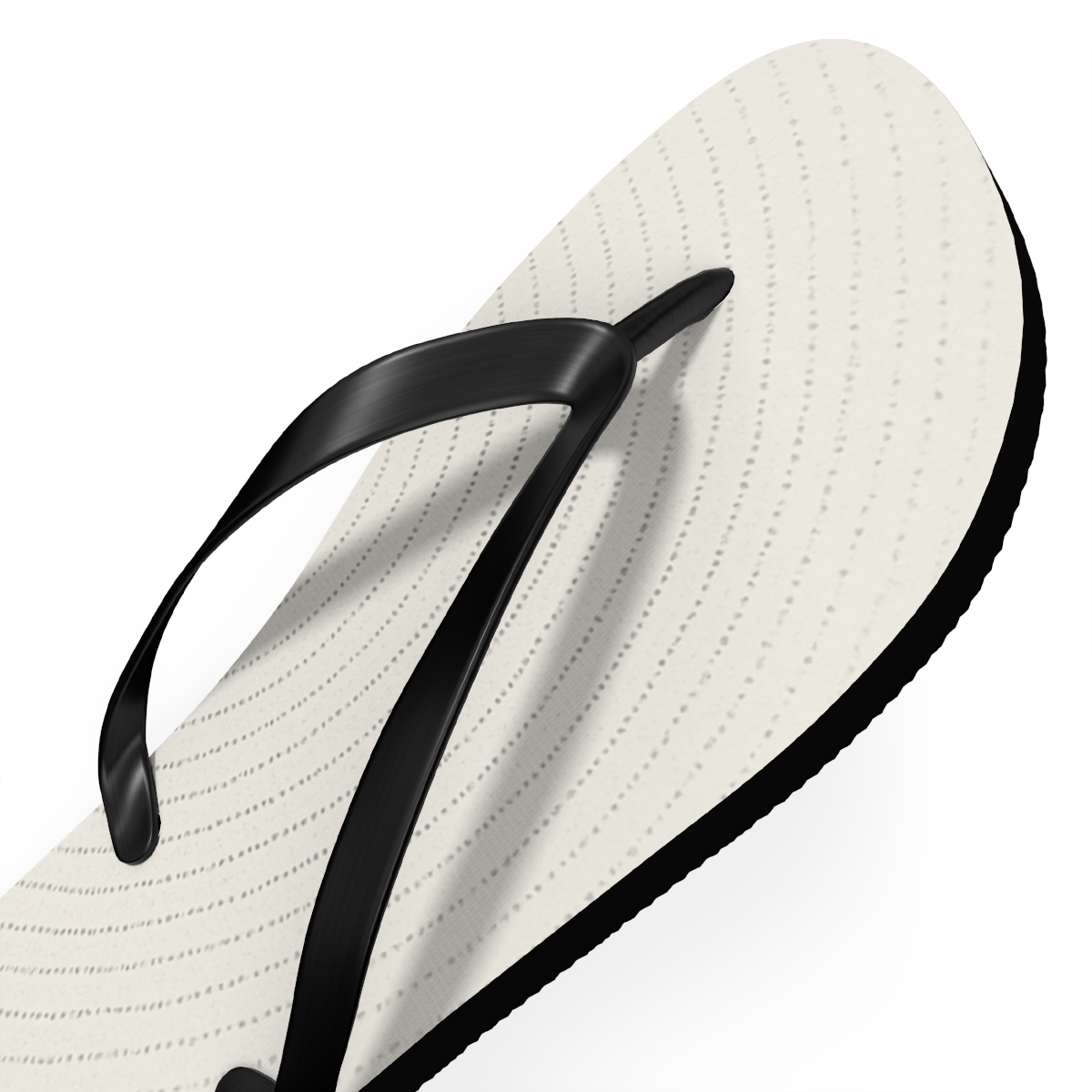 Halftone Ring Drift Texture personalized beach flip flops