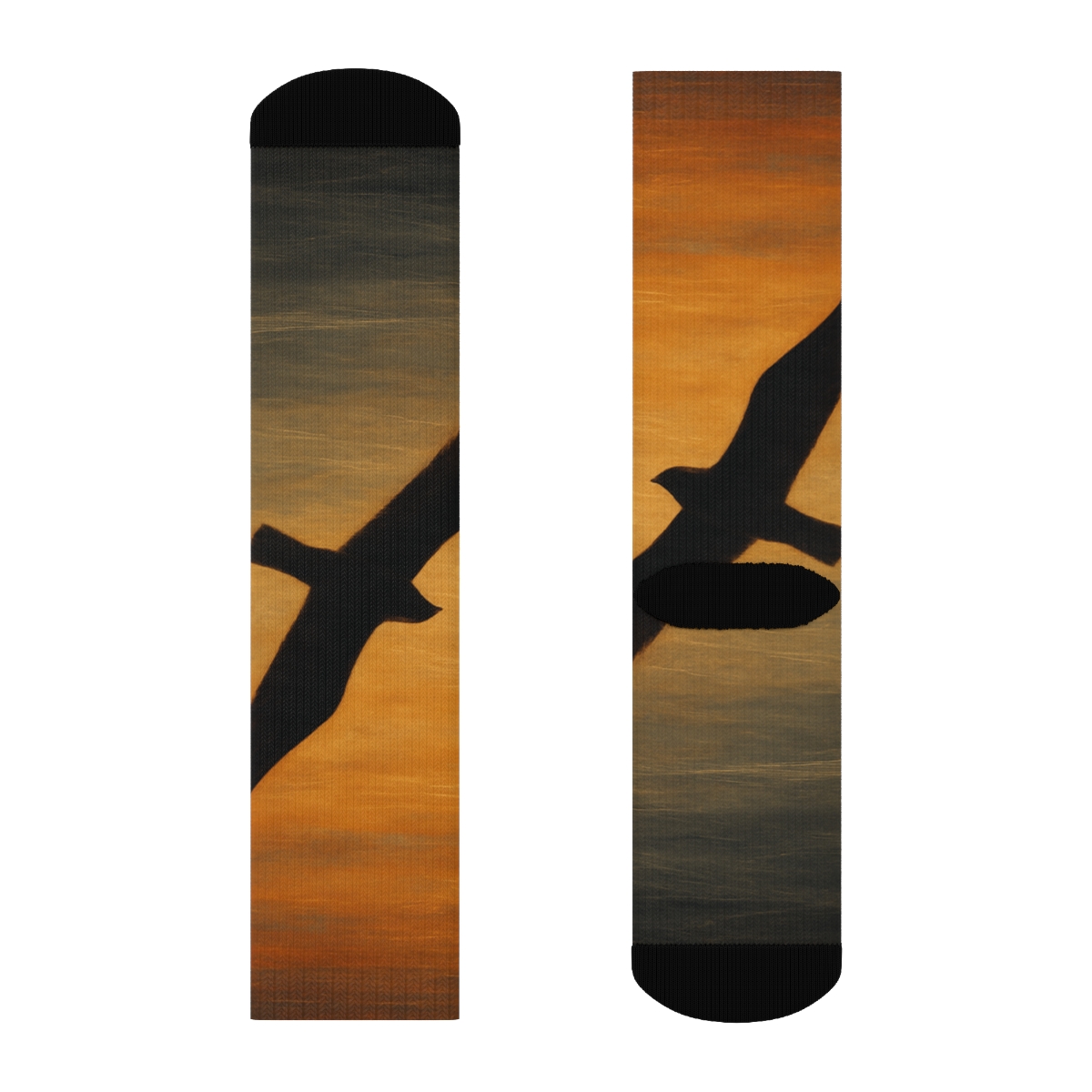 Hawk Horizon Silhouette stylish patterned socks