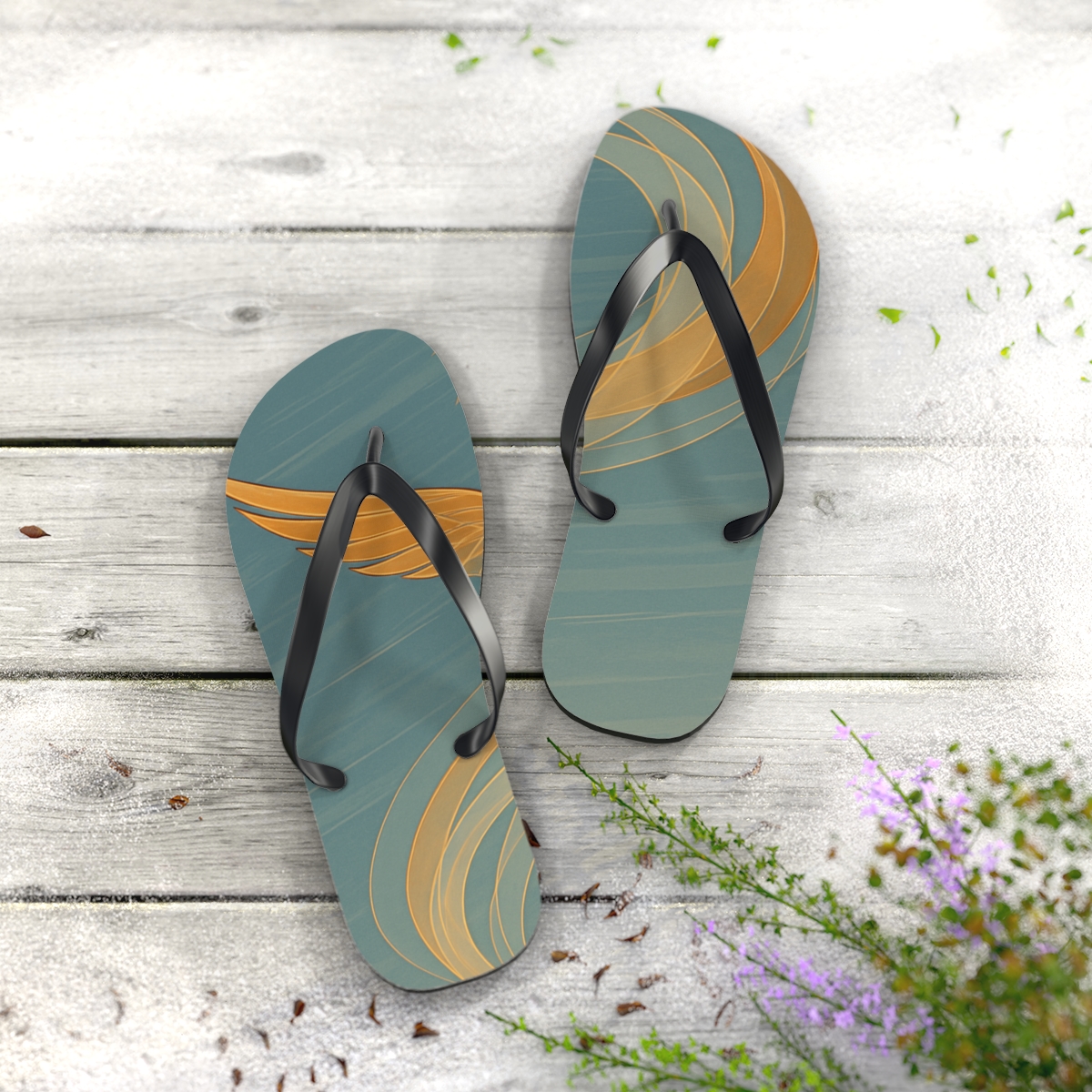 Hawk Thermal Draft trendy printed flip flops