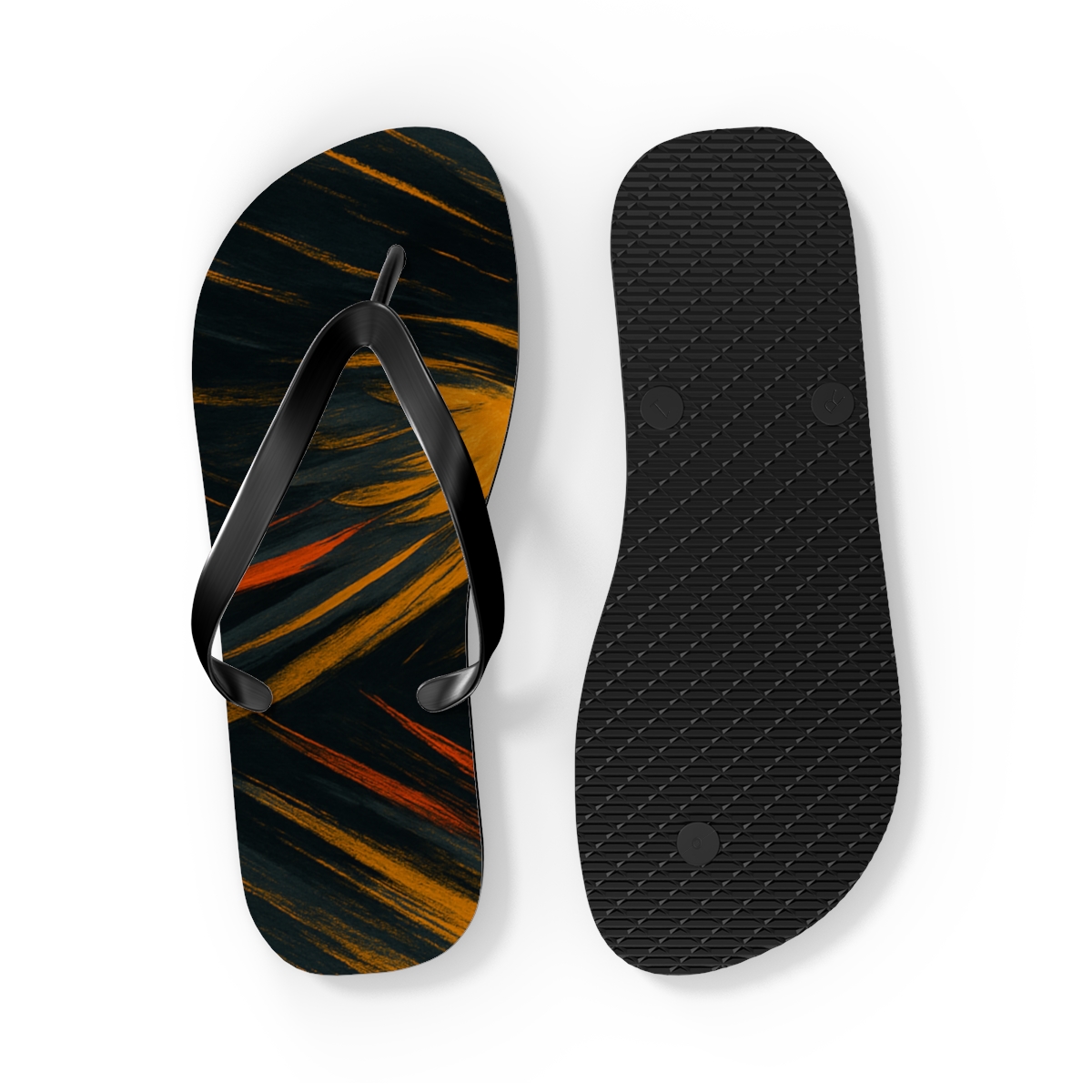 Golden Glide Flip Flops