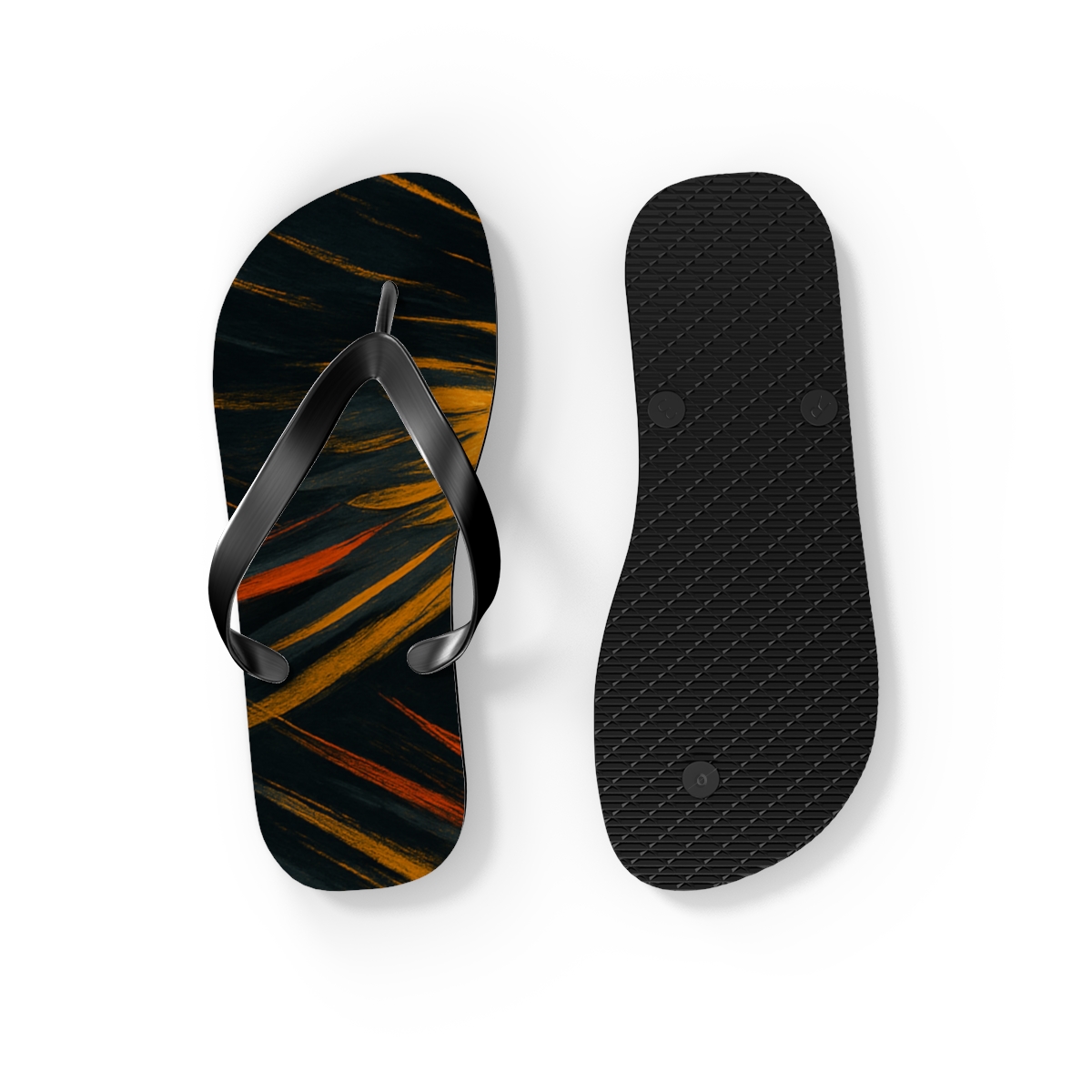 Golden Glide Flip Flops