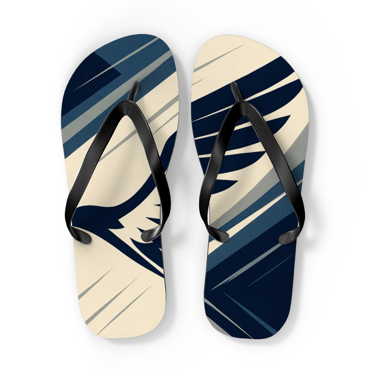 Hawk Wing Vector colorful rubber flip flops