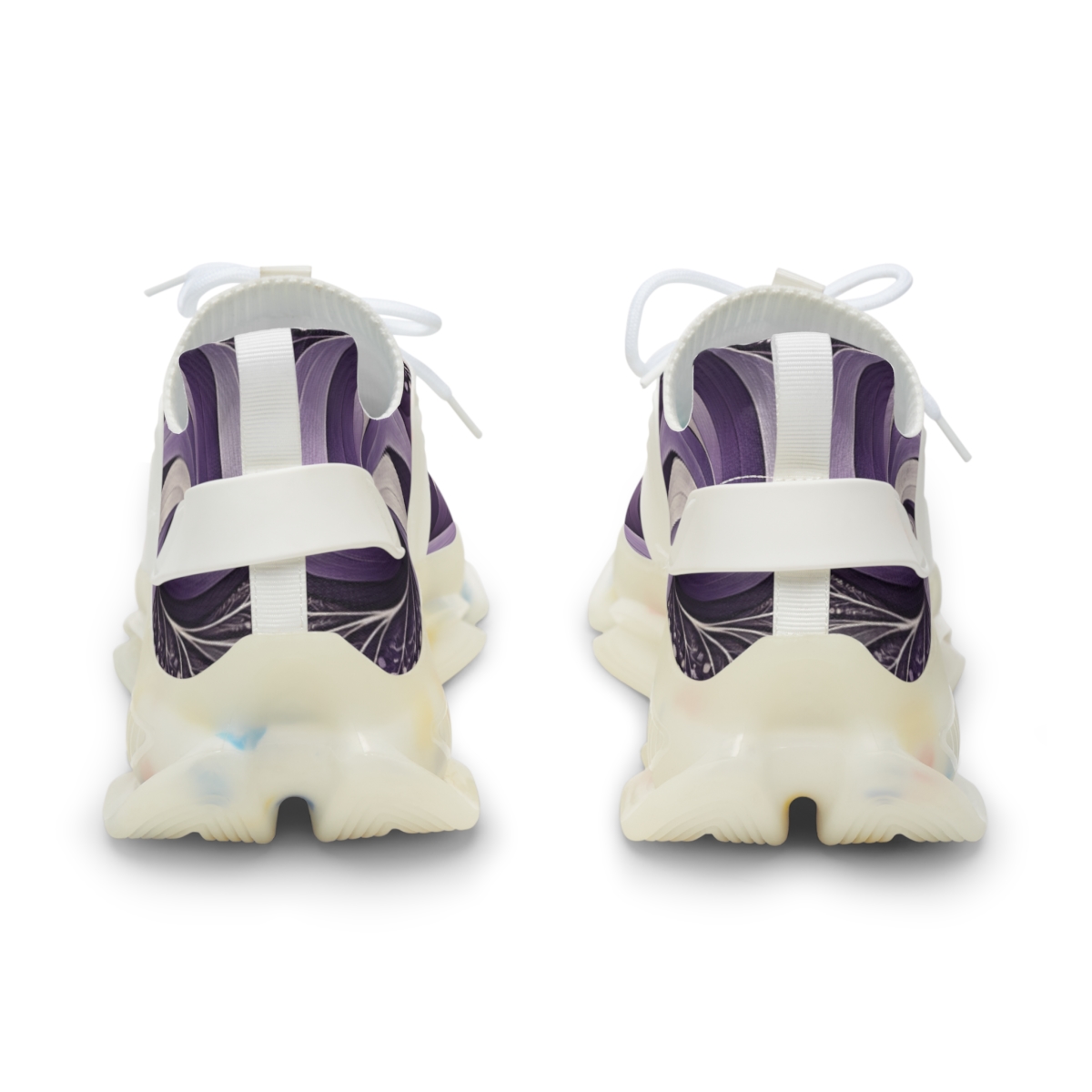 Heliotrope Stripe Fractal Loom comfortable running sneakers [AI-de529953-a83f630d389d]