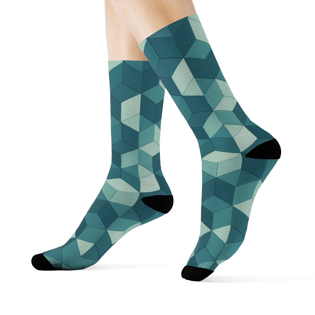 Hex Drift Microfacet Tiling warm winter socks