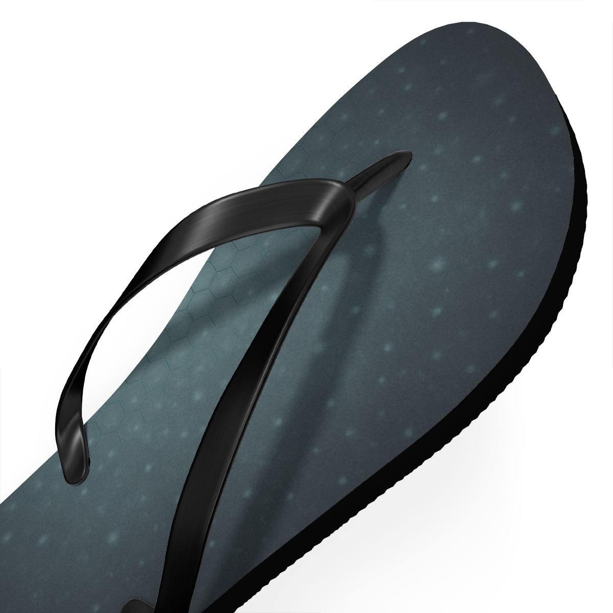 Hex Fade Particle Weave colorful rubber flip flops