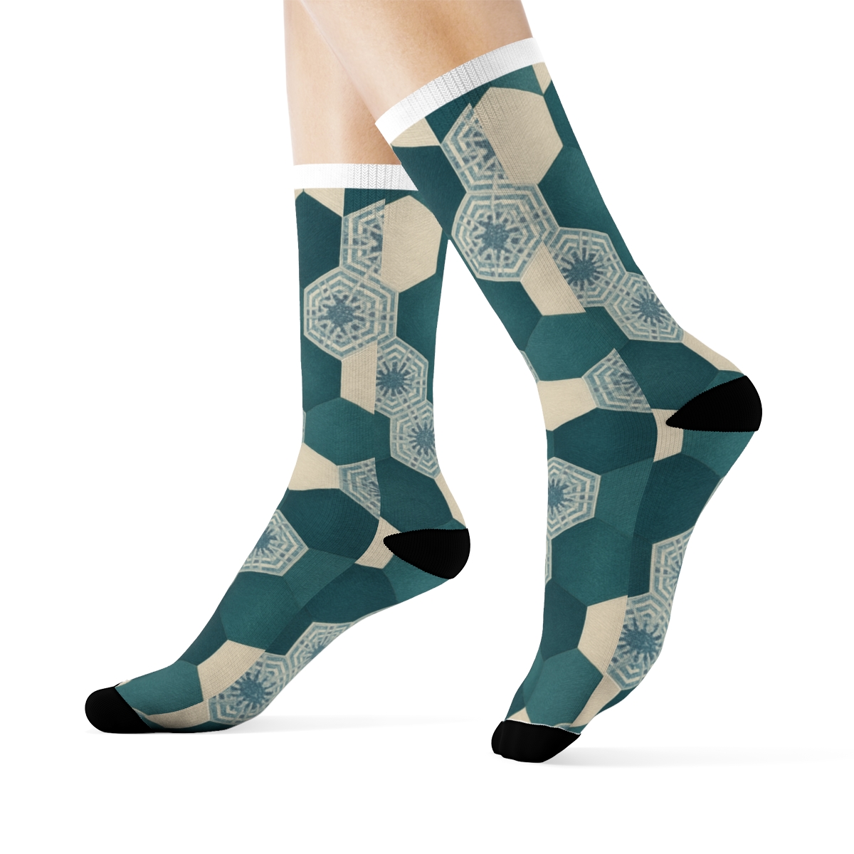 Urban Geometry Crew Socks