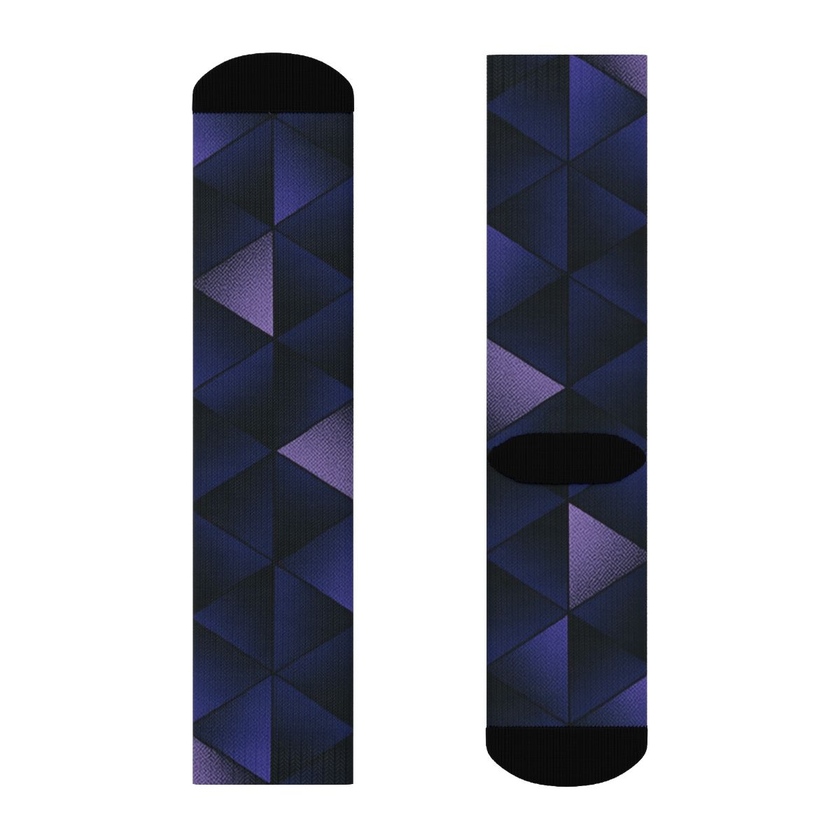 Hex Prism Halftone Tiling designer logo socks