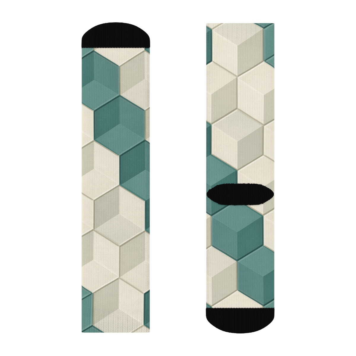 Hex Prism Step Quilt personalized cozy socks