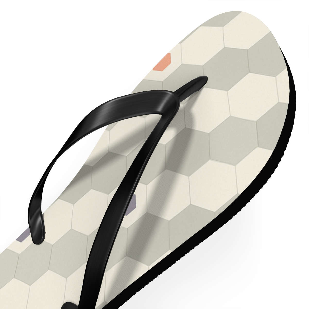 Hex Pulse Microtile Gradient designer logo flip flops