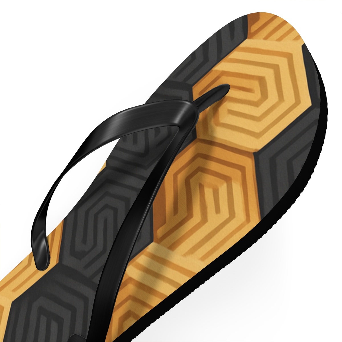 Hex Ripple Staircase Field soft sole flip flops