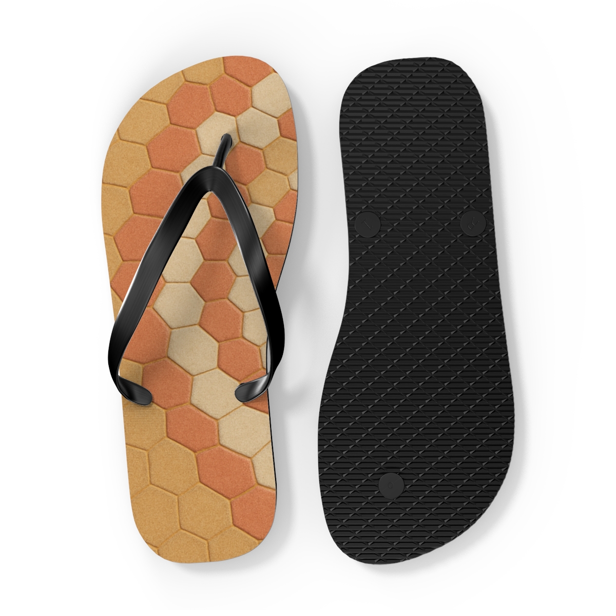Honeycomb Harmony Flip Flops
