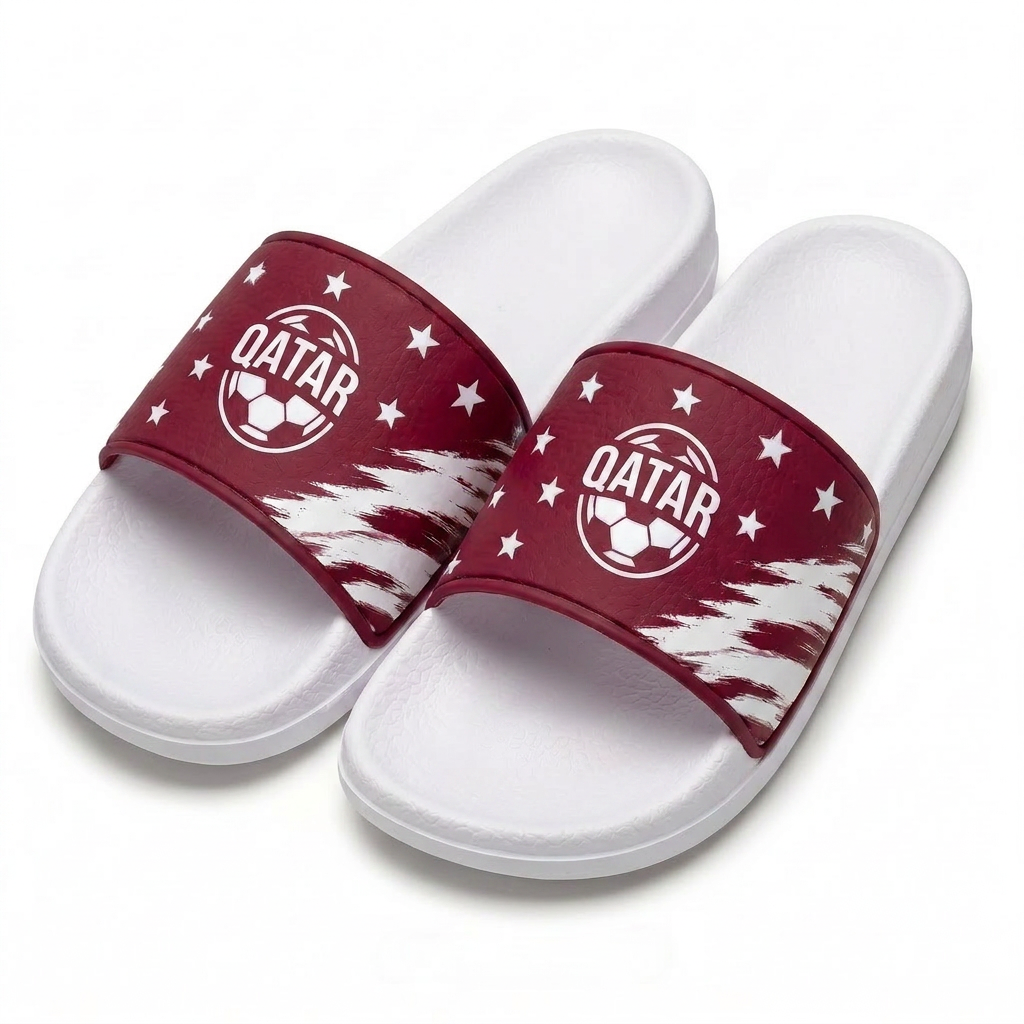 World Cup 2026 Qatar Football Fan Printed Slippers