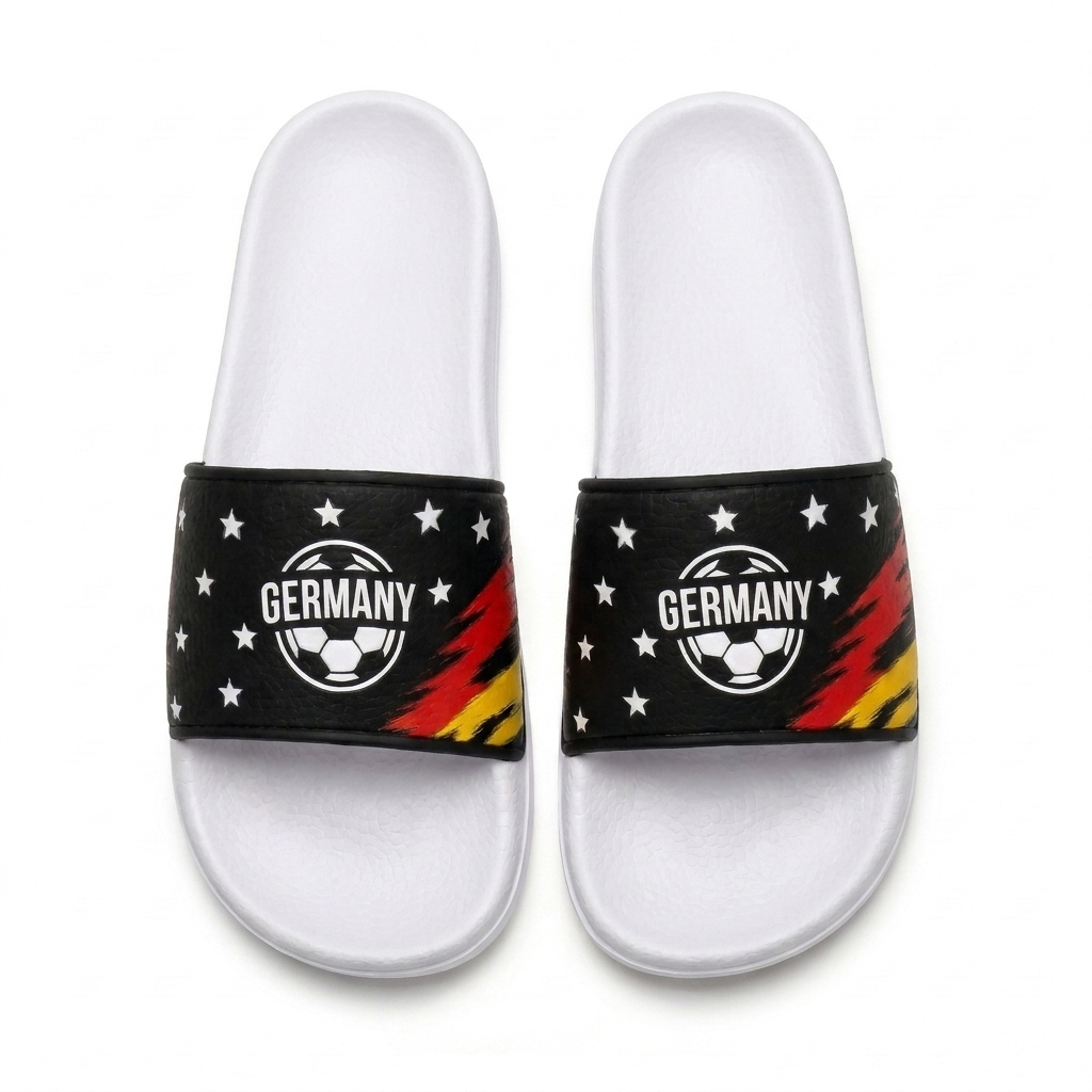 World Cup 2026 Germany Football Fan Printed Slippers
