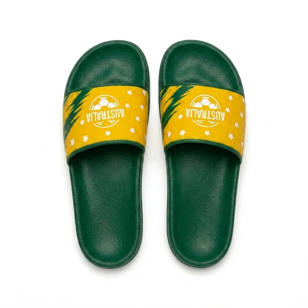 World Cup 2026 Australia Football Fan Printed Slippers