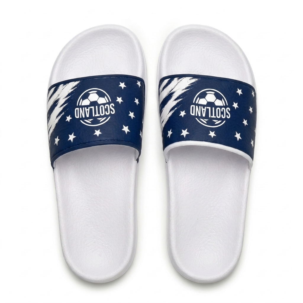 World Cup 2026 Scotland Football Fan Printed Slippers