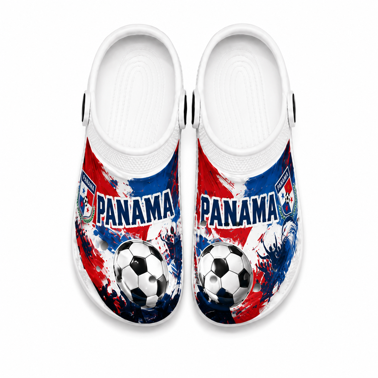 World Cup 2026 Panama Football Fan Printed Clogs