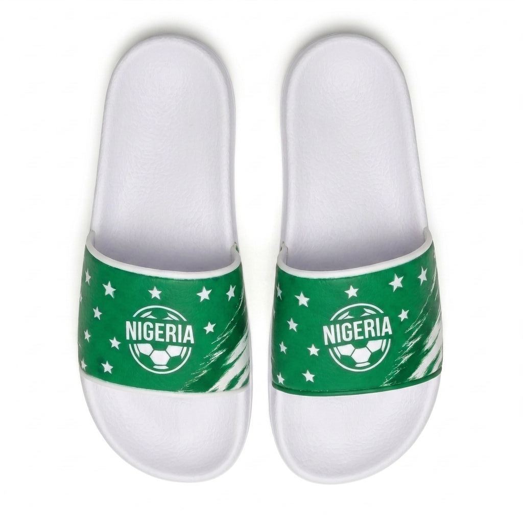 World Cup 2026 Nigeria Football Fan Printed Slippers