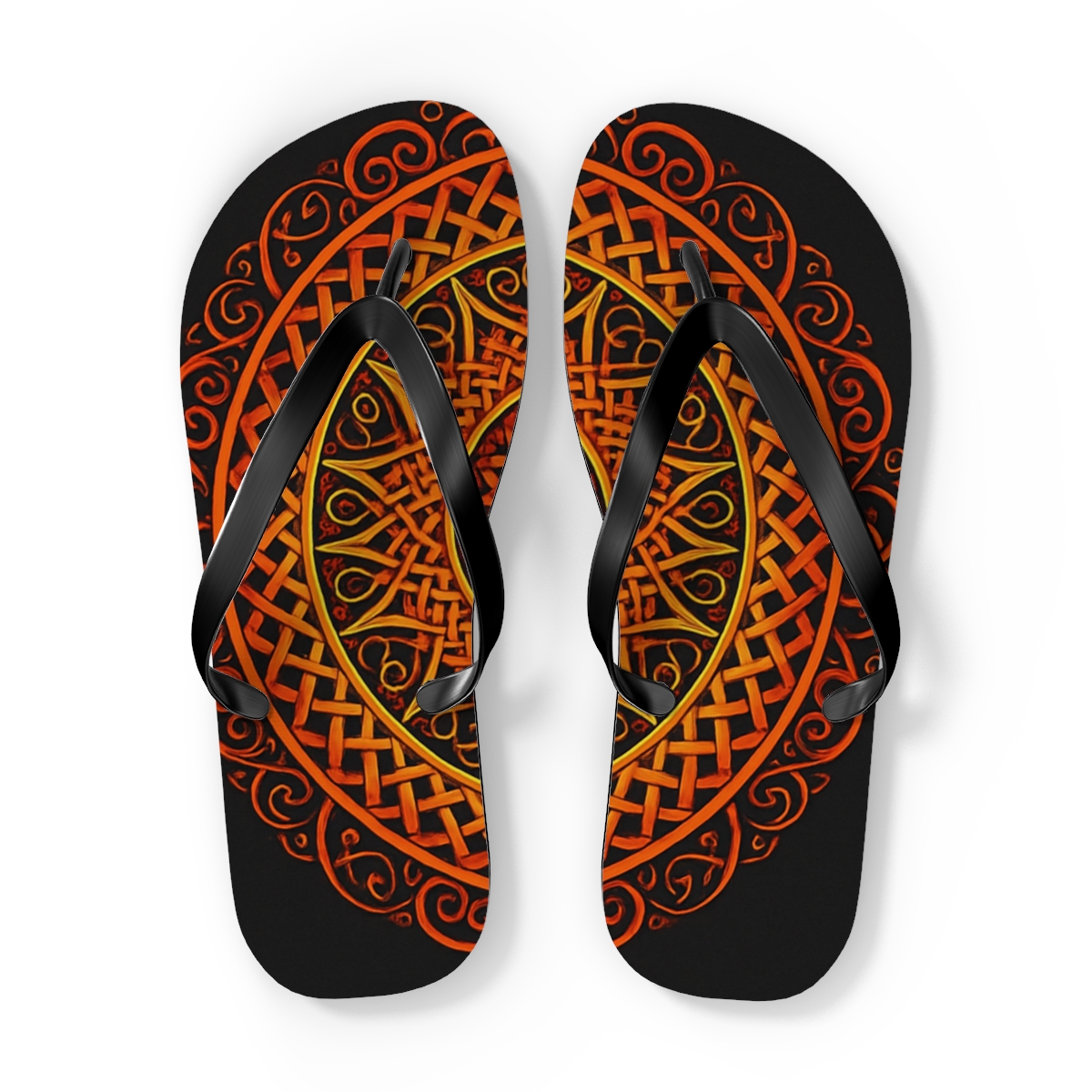 Infinite Ember Circle Weave comfortable casual flip flops