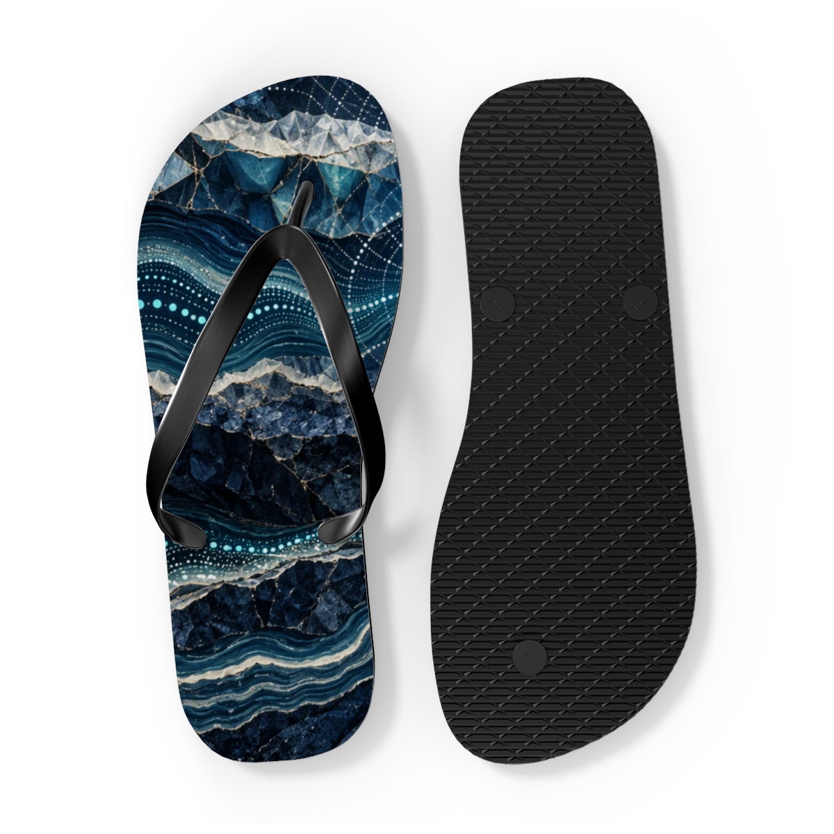 Ion Strata Pulse Lattice custom flip flops [AI-3d318d2e-949bd3f24a4c]