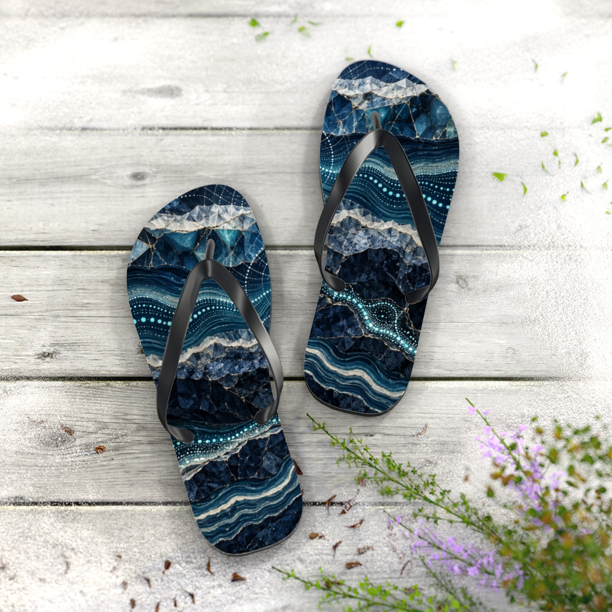 Ion Strata Pulse Lattice custom flip flops [AI-3d318d2e-12e8d7d5eb41]