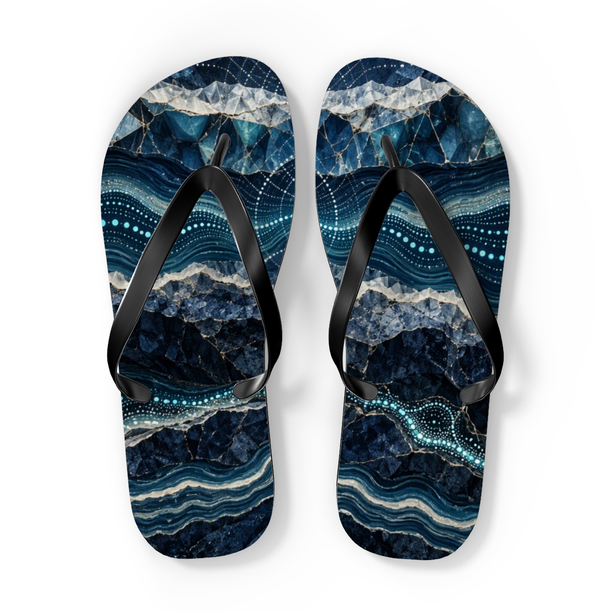 Ion Strata Pulse Lattice custom flip flops [AI-3d318d2e-8f9bb48154b3]