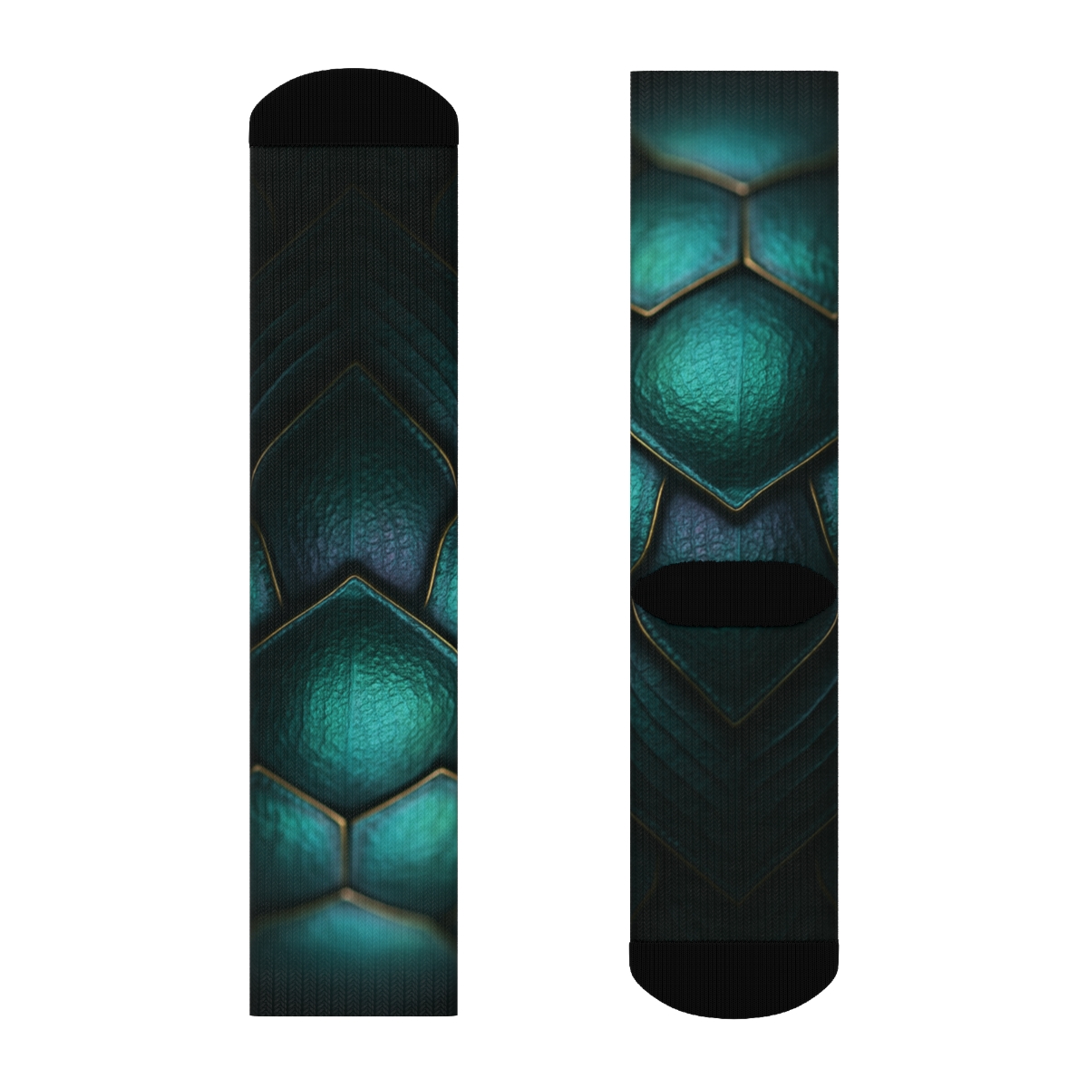 Iridescent Beetle Armor Mirage trendy colorful socks