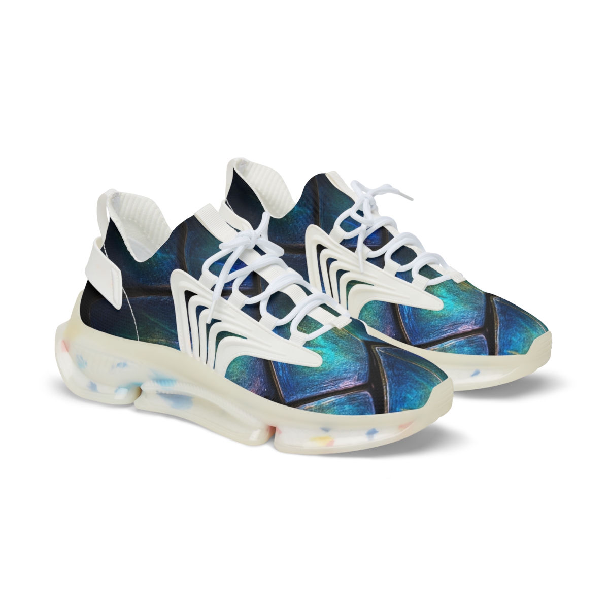 Iridescent Beetle Carapace Prism trendy fashion sneakers