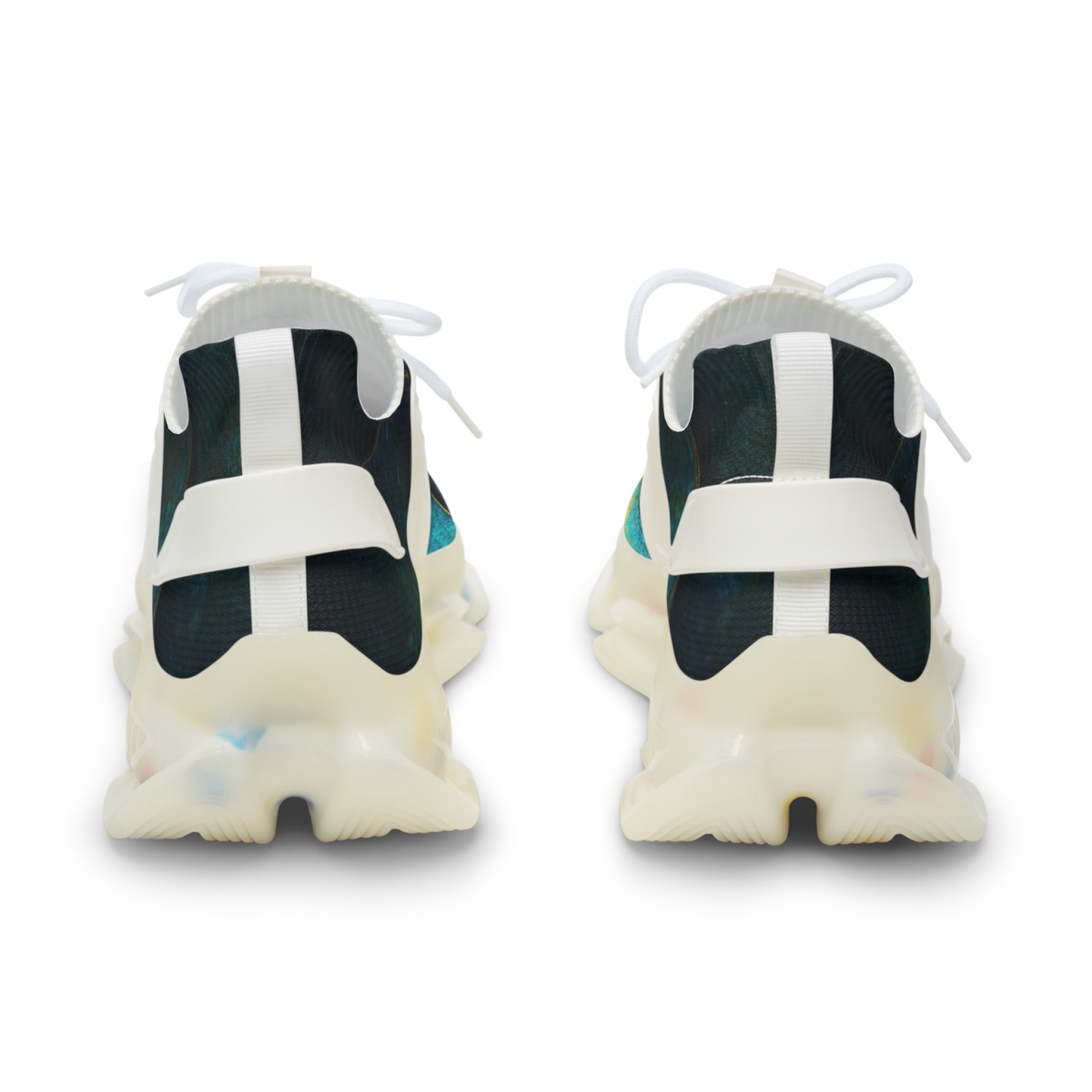 Iridescent Beetle Mosaic trendy fashion sneakers