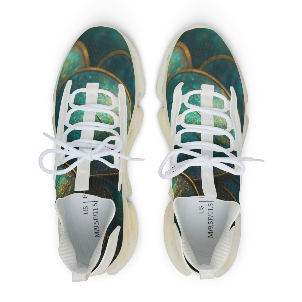 Iridescent Beetle Mosaic premium sport sneakers