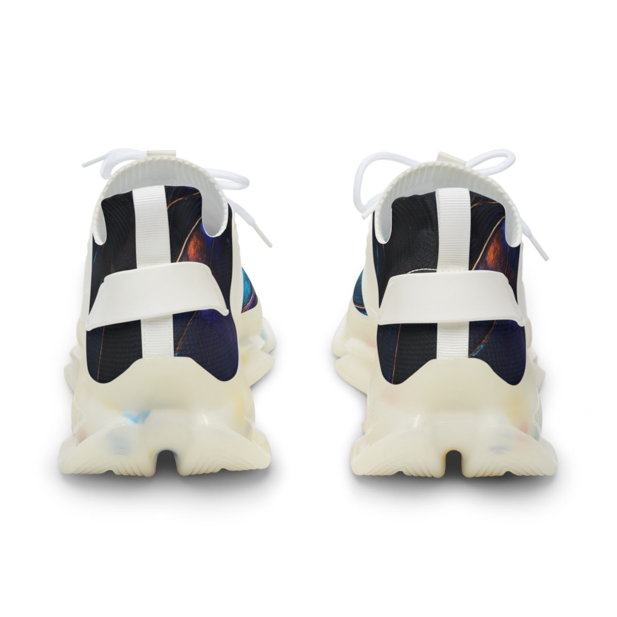 Iridescent Carapace designer branded sneakers