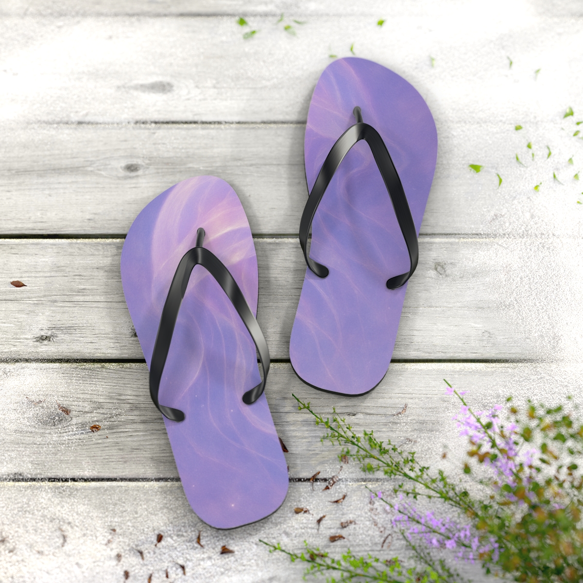 Jellyfish Pulse Veil trendy printed flip flops
