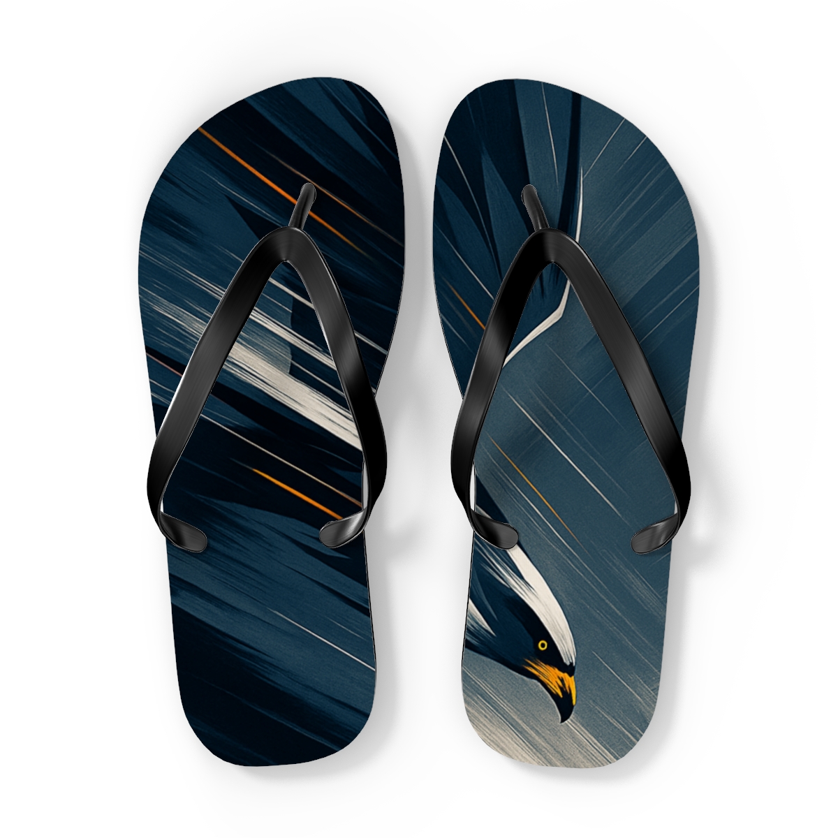 Keystone Dive Vector personalized beach flip flops