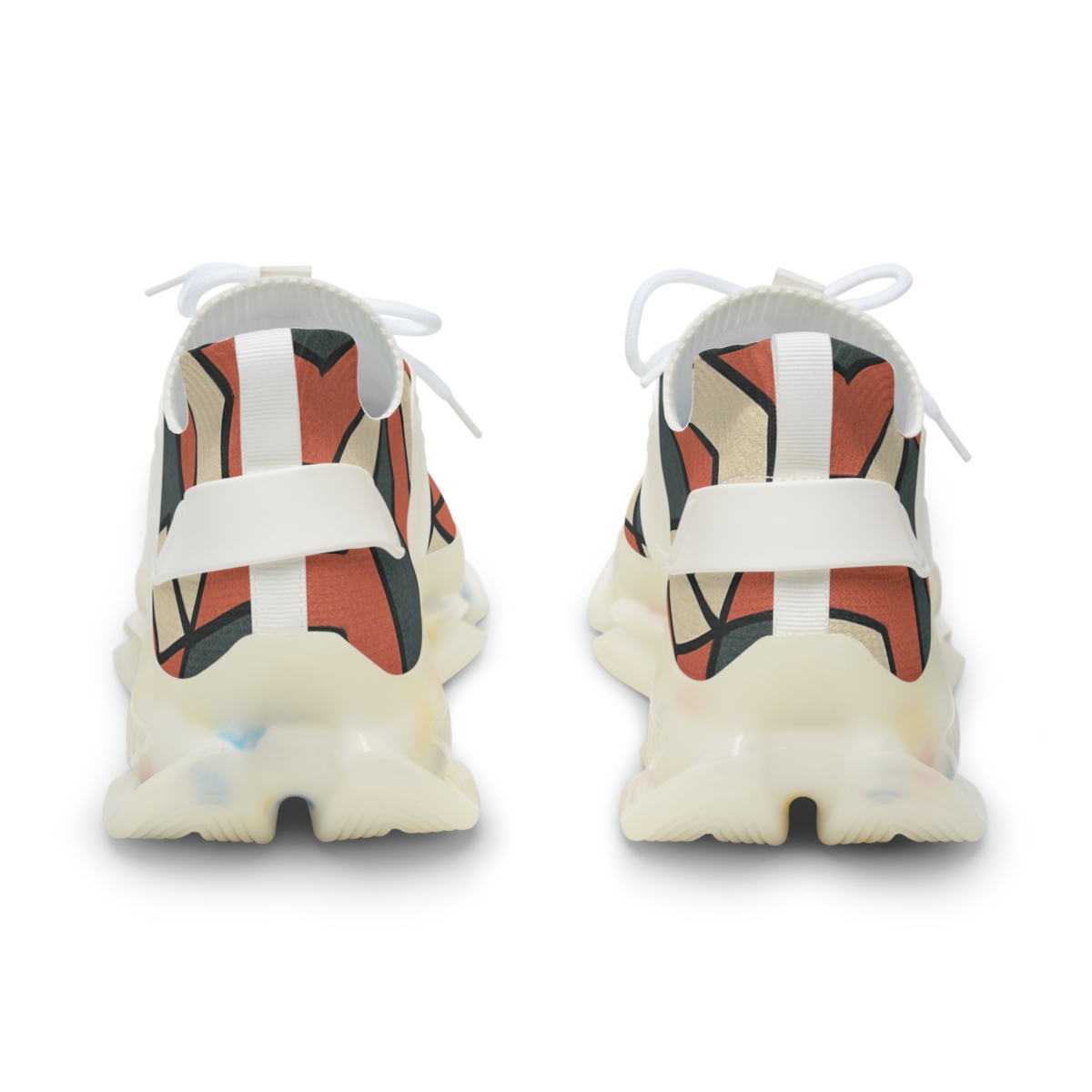 Kinetic Hex Step Cascade unique printed sneakers