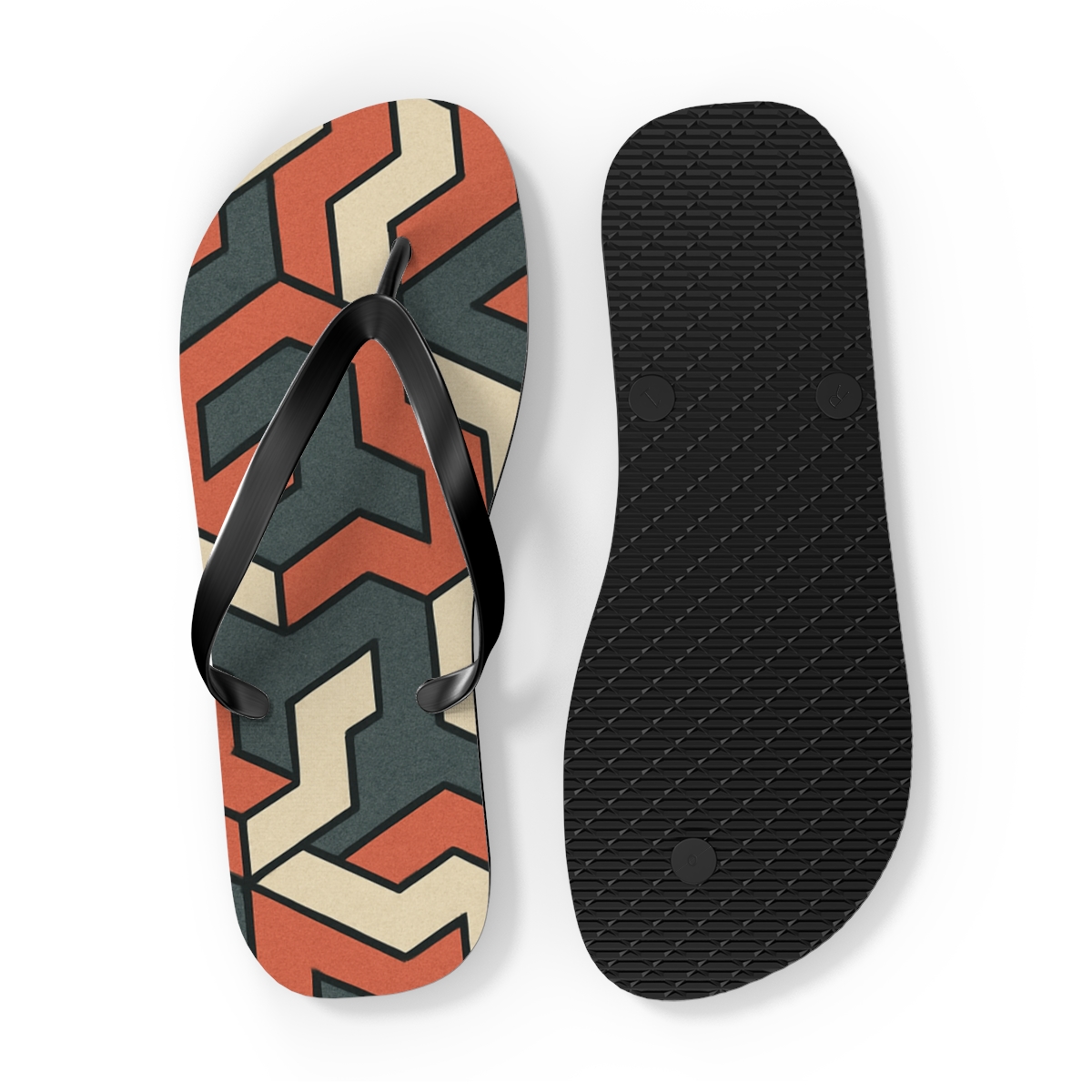 Kinetic Hex Step Cascade custom flip flops