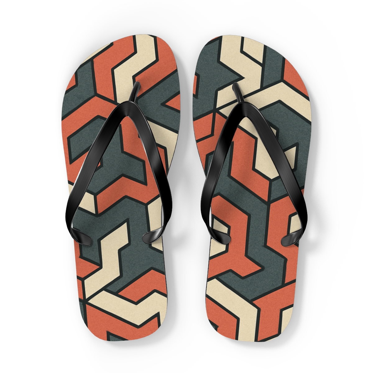 Kinetic Hex Step Cascade custom flip flops