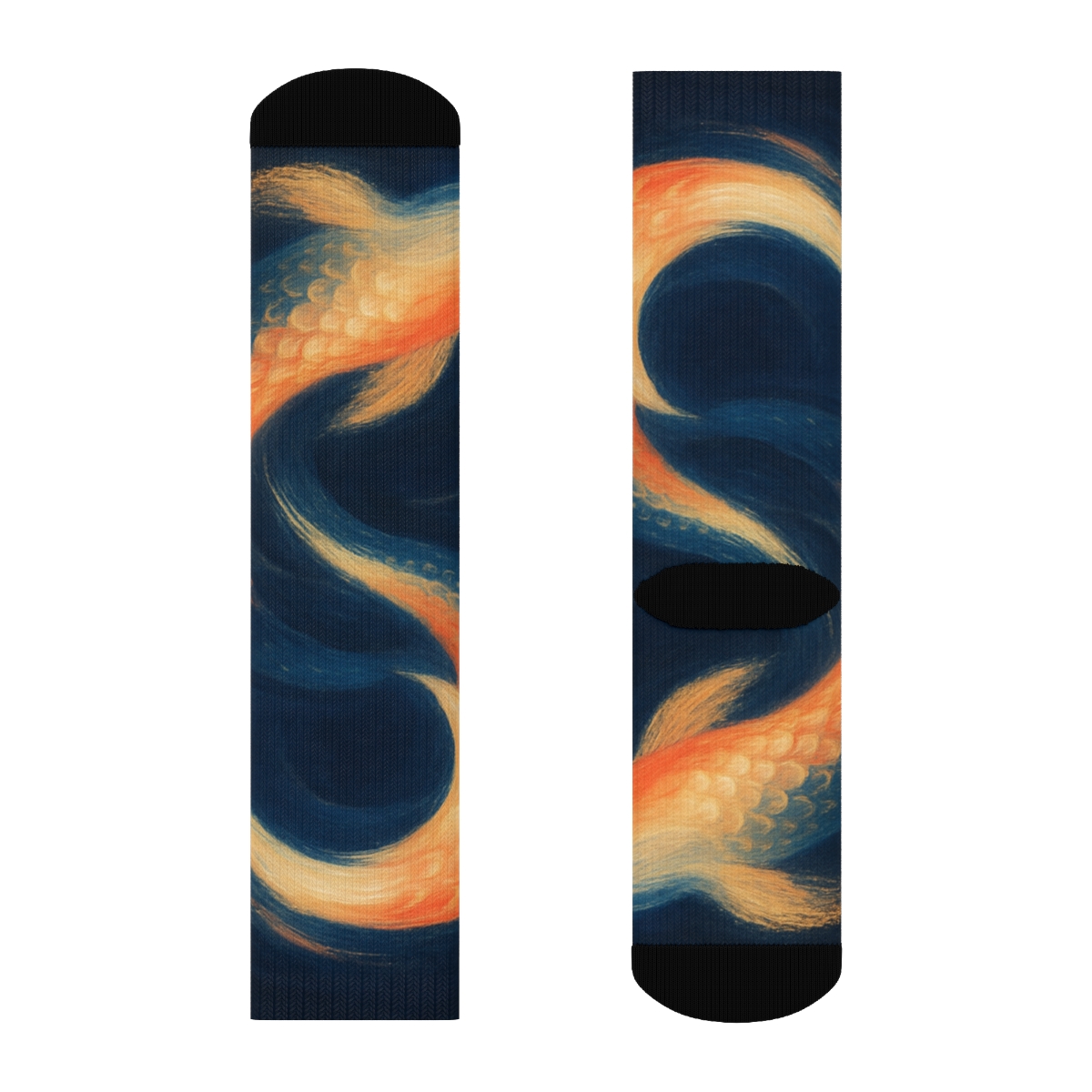 Koi Memory Constellations personalized cozy socks