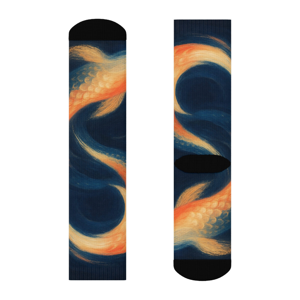 Koi Memory Constellations personalized cozy socks