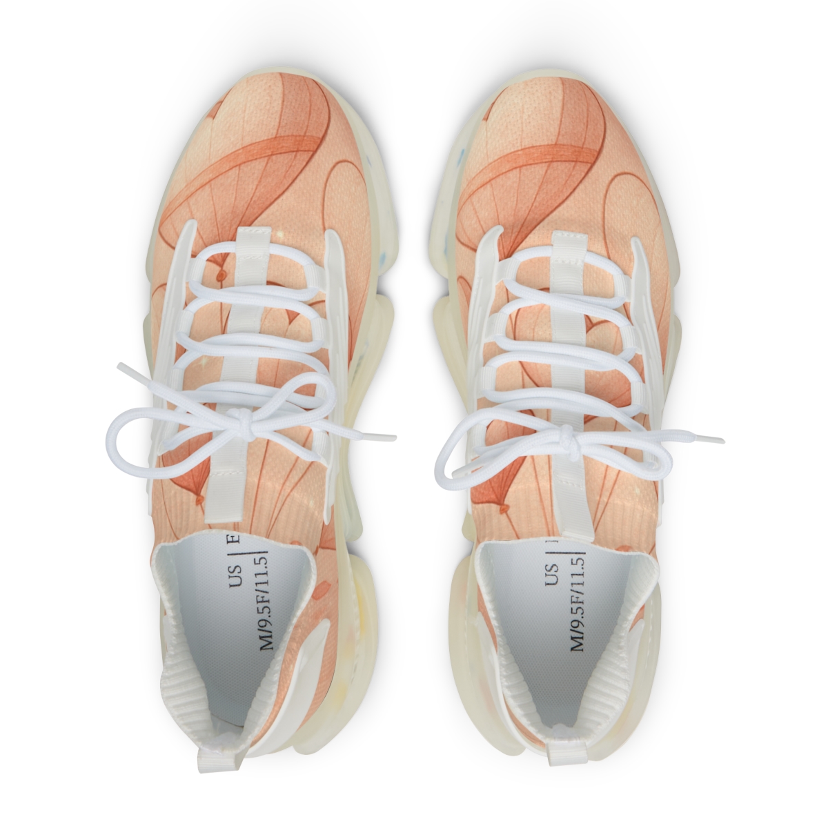 Lantern Bloom Valentine stylish casual sneakers