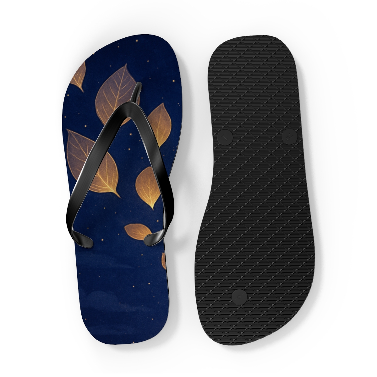Lantern Equinox Drift personalized beach flip flops