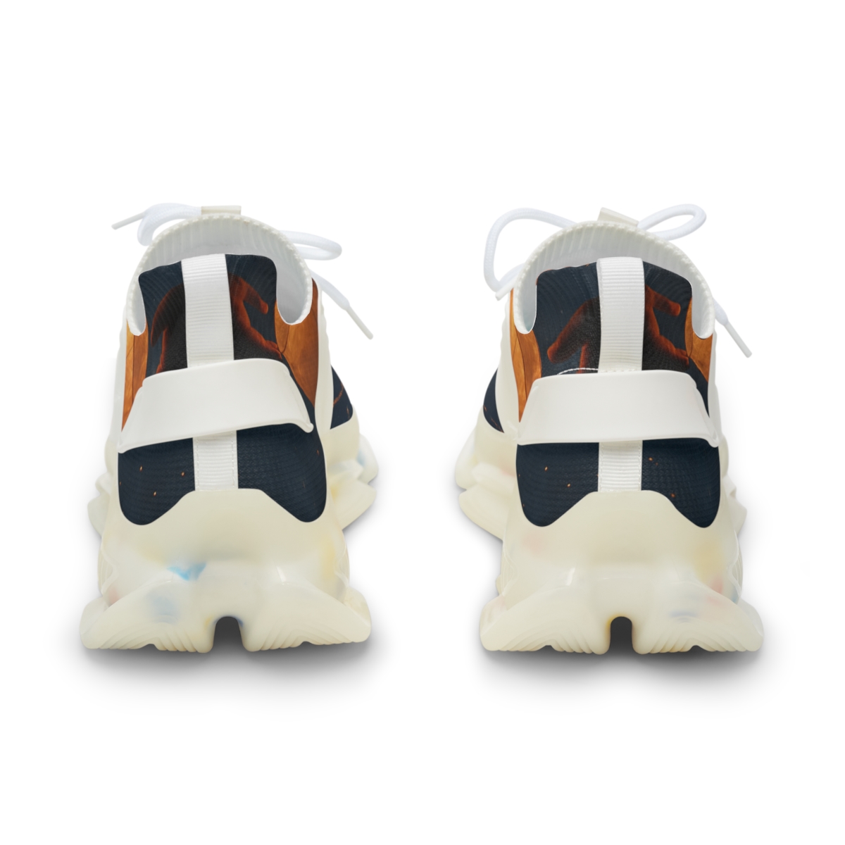 Lantern Lit New Year Skyburst unique printed sneakers