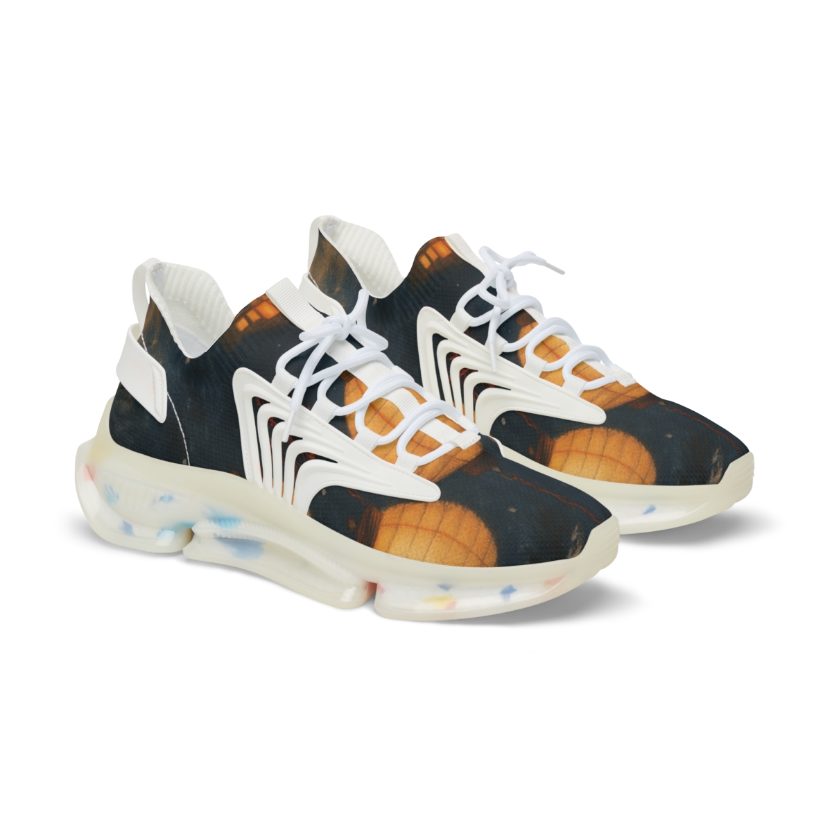 Lantern Lit Winter Eve Waltz personalized athletic sneakers