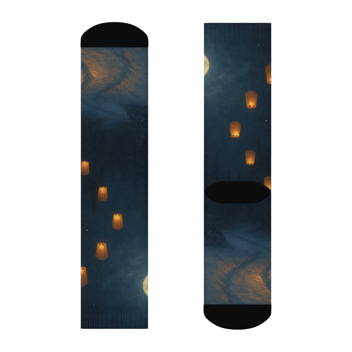 Lantern Night Frost Waltz custom socks