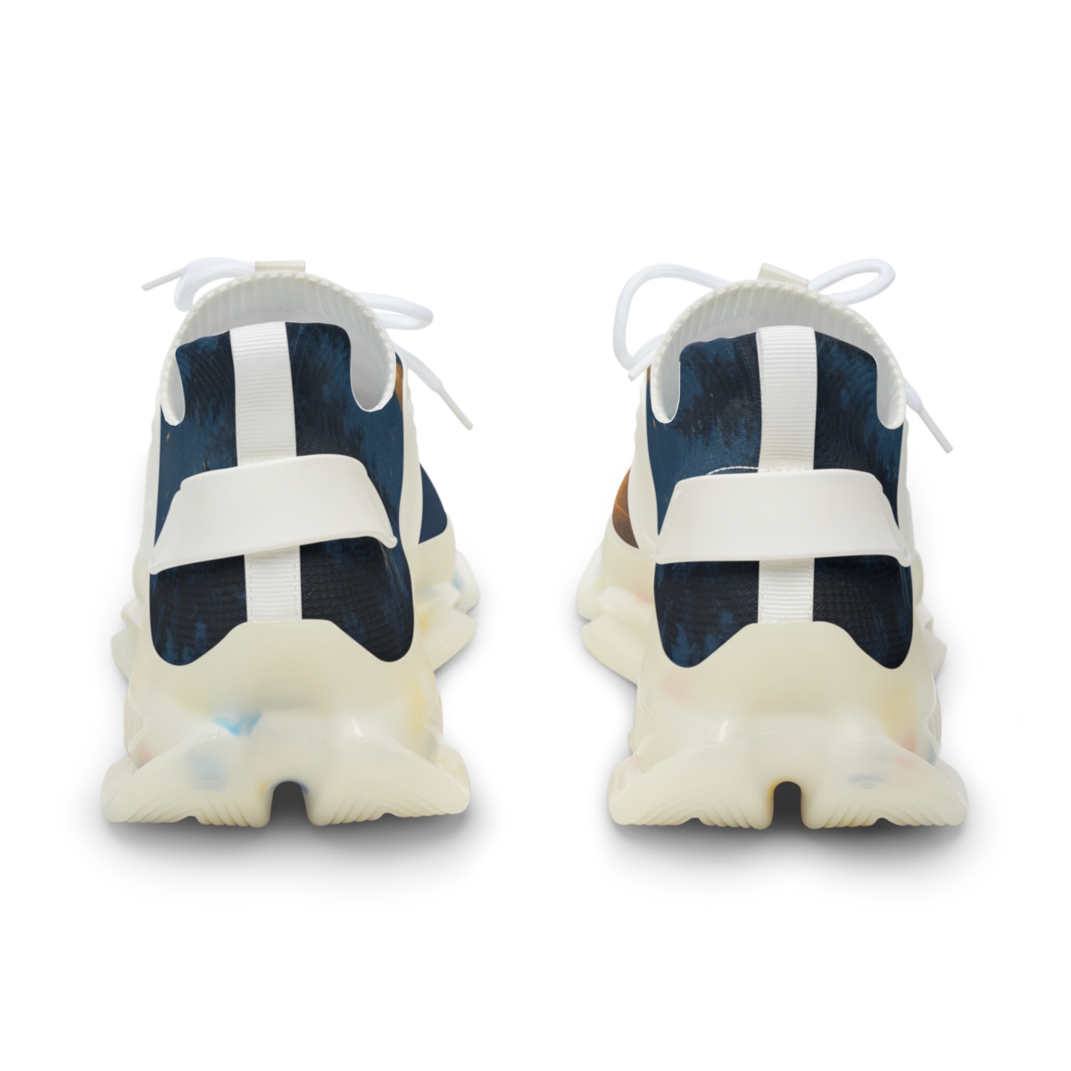 Lanterns In Winter Starlight personalized athletic sneakers