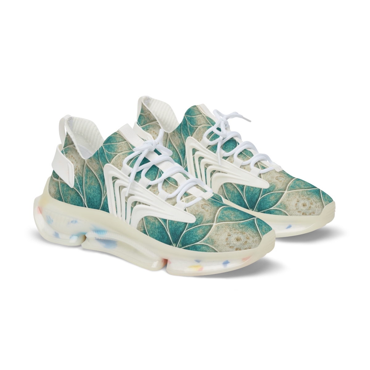 Lattice Petal Fractal comfortable running sneakers