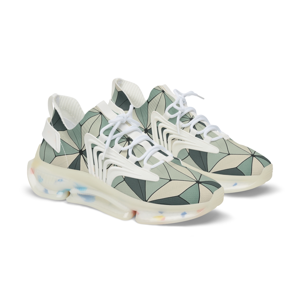 Lotus Shard Lattice premium sport sneakers