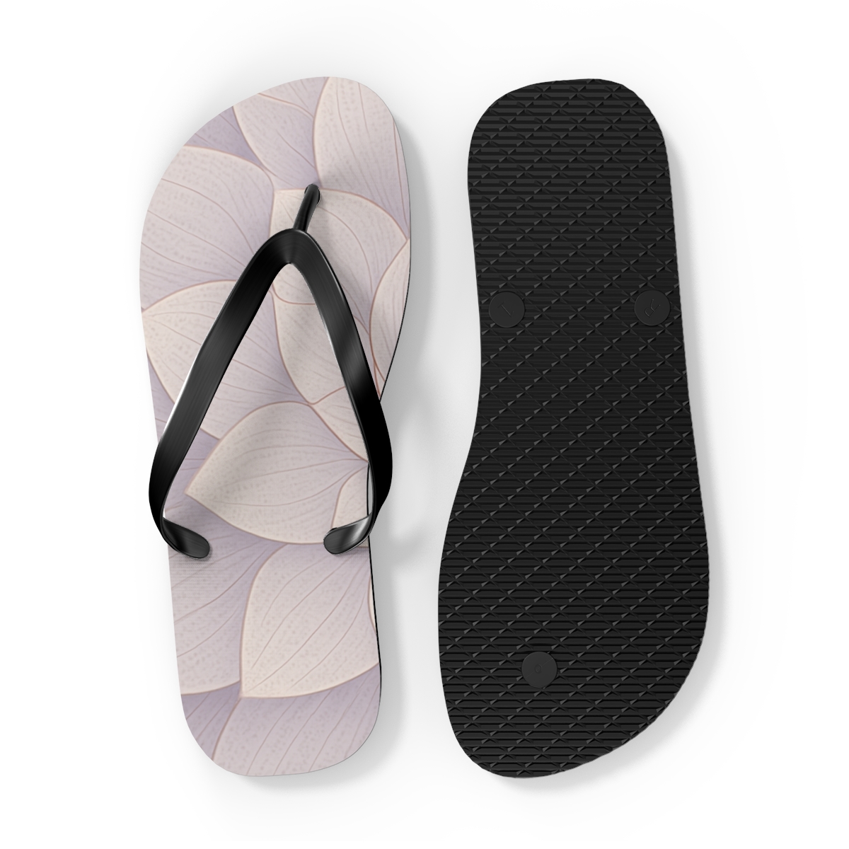Lotus Vein Spiral Net soft sole flip flops